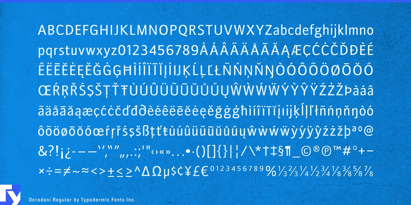 Doradani SemiBold Italic Font preview